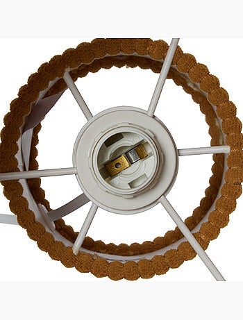 Lampe cylindrique en coton JOLINA