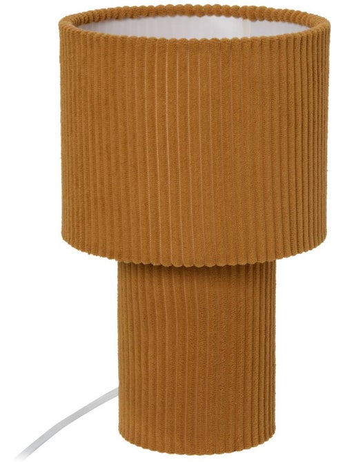 Lampe cylindrique en coton JOLINA - Kiabi