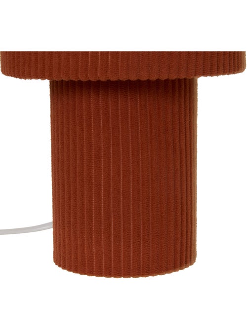Lampe cylindrique en coton JOLINA - Kiabi