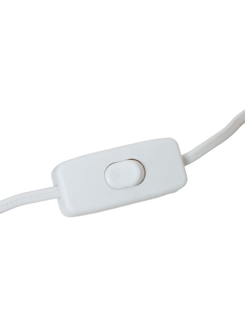 Lampe cylindrique en coton JOLINA - Kiabi