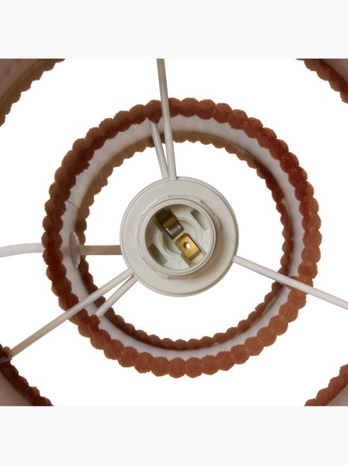 Lampe cylindrique en coton JOLINA - Kiabi