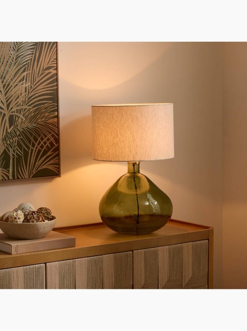Lampe cylindrique en coton MELLY - Kiabi Lampe cylindrique en coton MELLY - Kiabi