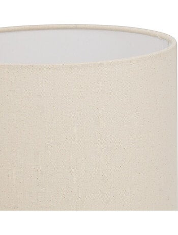 Lampe cylindrique en lin VILMA