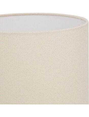 Lampe cylindrique en lin VILMA