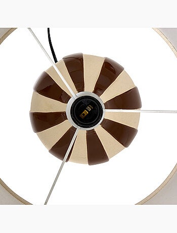 Lampe cylindrique en lin VILMA