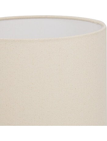 Lampe cylindrique en lin VILMA