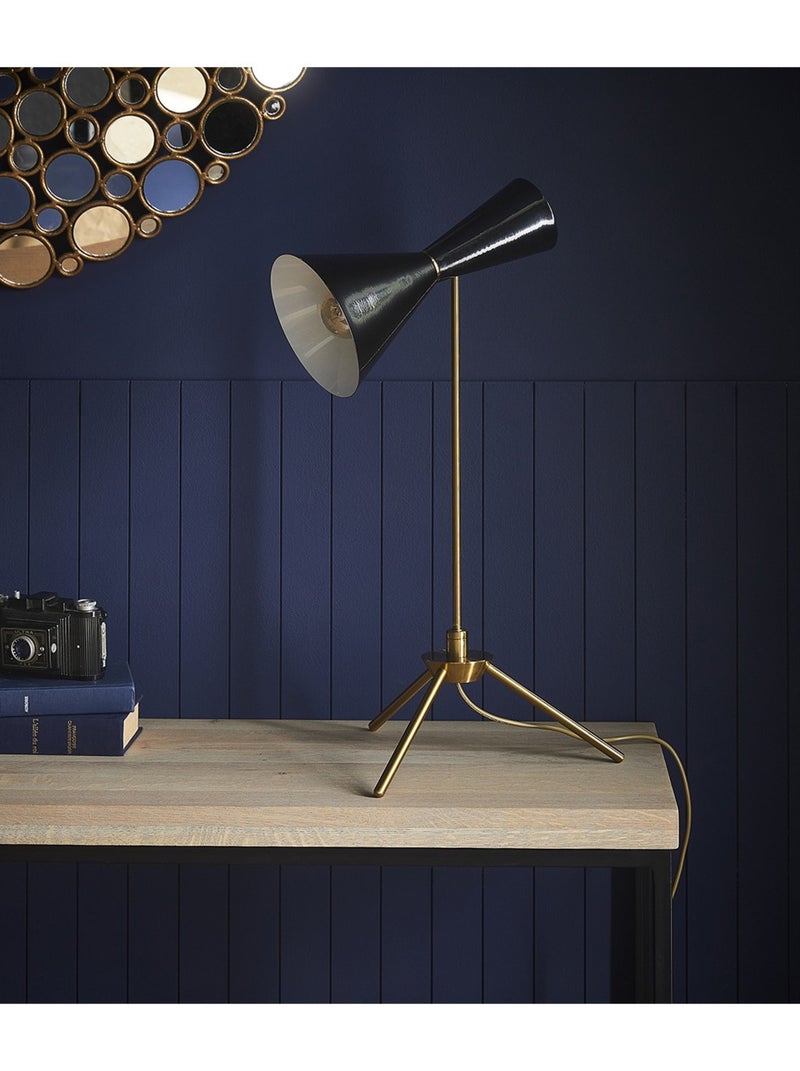 Lampe De Bureau François Noir - Kiabi