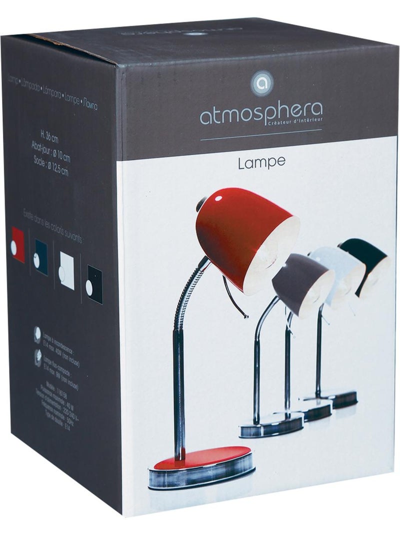 Lampe de bureau métal IZAN Noir - Kiabi