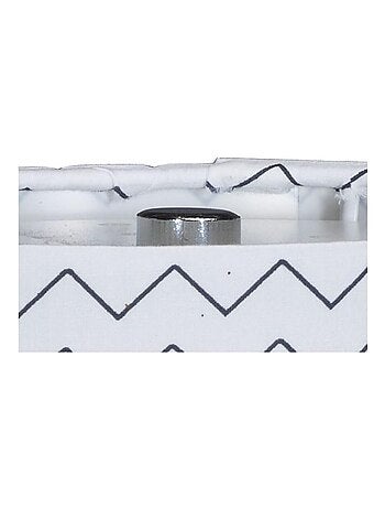 Lampe de chevet avec pied en coton blanc - SAUTHON