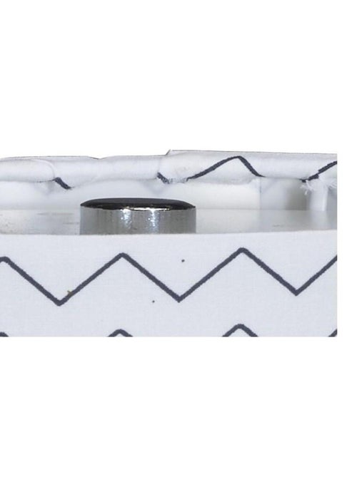 Lampe de chevet avec pied en coton blanc - SAUTHON - Kiabi
