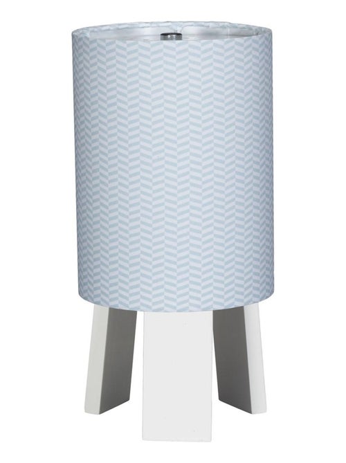 Lampe de chevet avec pied en coton Bleu - SAUTHON - Kiabi