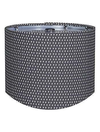 Lampe de chevet avec pied en coton gris - SAUTHON