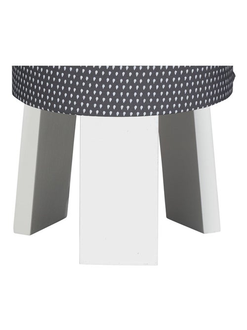 Lampe de chevet avec pied en coton gris - SAUTHON - Kiabi