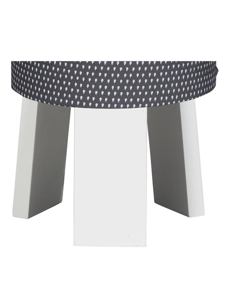 Lampe de chevet avec pied en coton gris - SAUTHON Gris - Kiabi