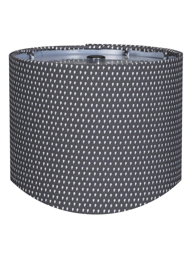 Lampe de chevet avec pied en coton gris - SAUTHON Gris - Kiabi