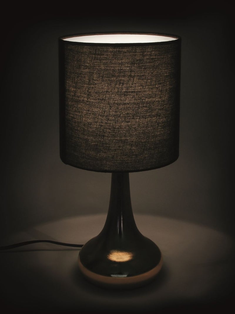 Lampe de chevet design TOUCH Noir - Kiabi