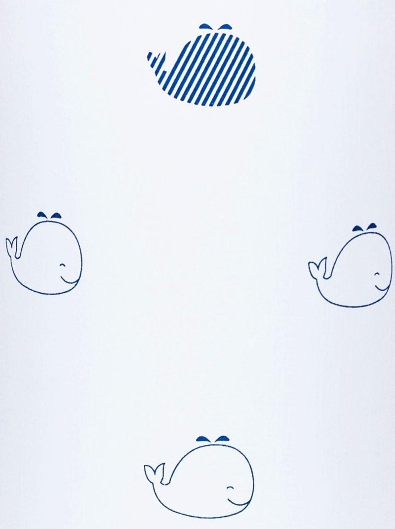 Lampe de chevet en coton blanc - SAUTHON Blanc - Kiabi
