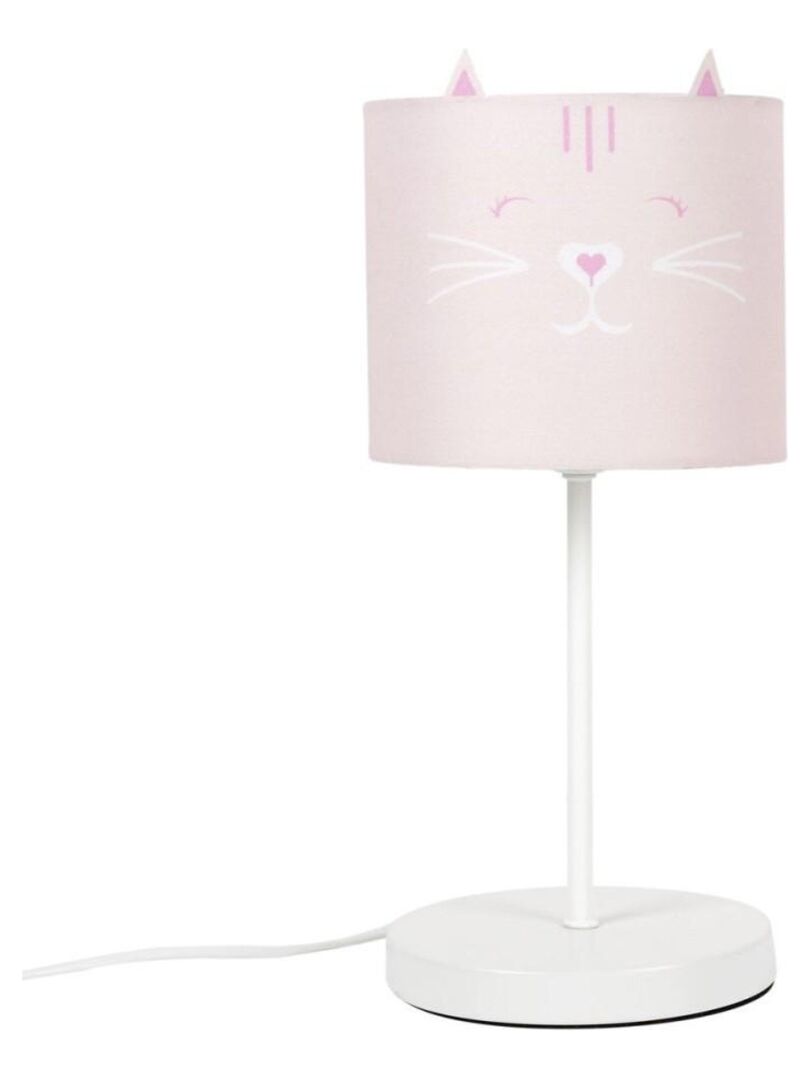 Lampe de chevet enfant chat - Rose - Kiabi - 27.90€