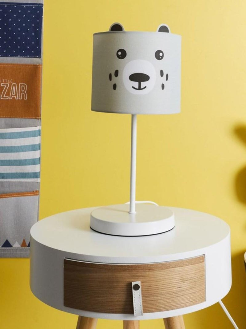 Lampe de chevet enfant ours Gris - Kiabi