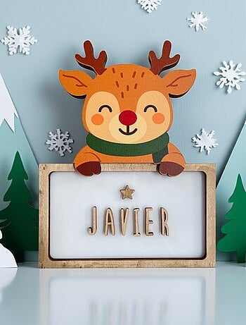 Lampe de Noël personnalisable