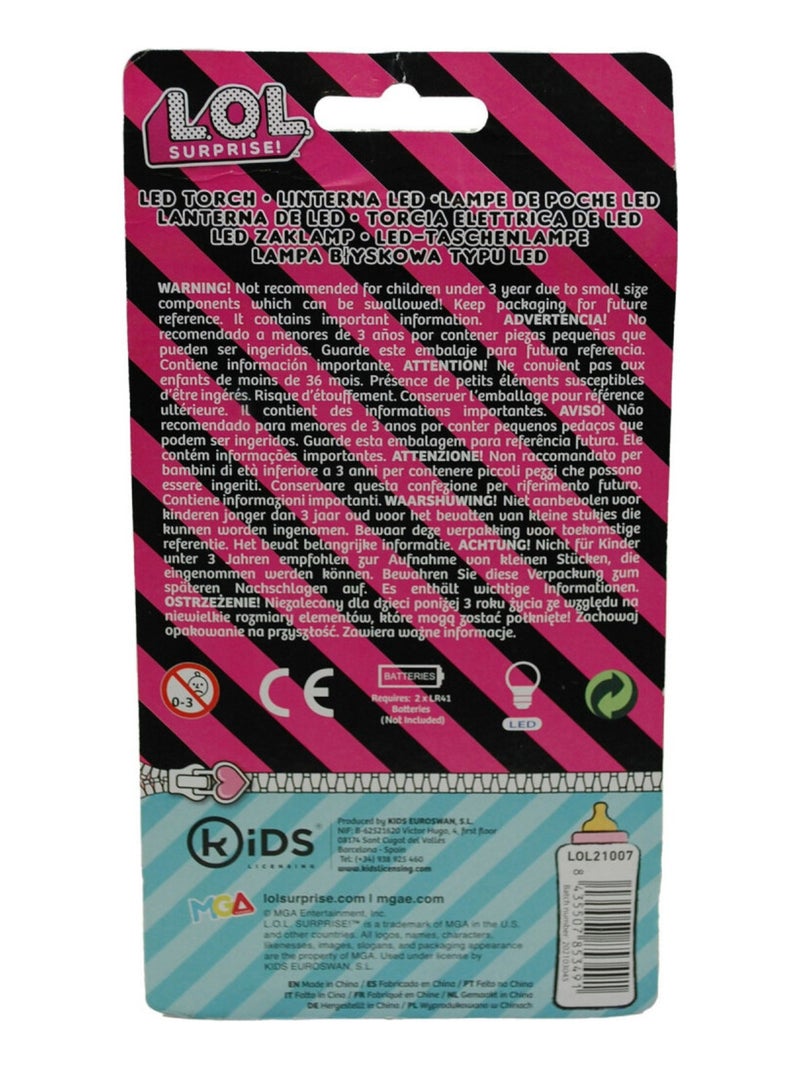 Lampe de Poche - Poupées LOL Surprise - 21 cm Rose - Kiabi