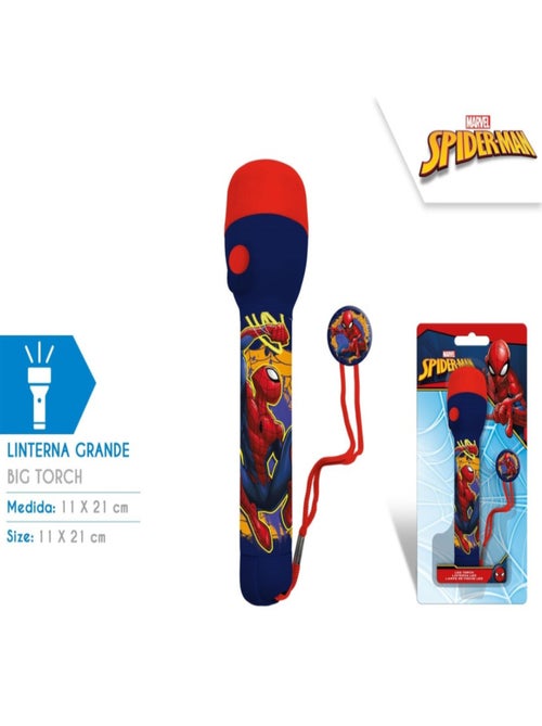 Lampe de Poche - Spider Man - Bleu - Kiabi