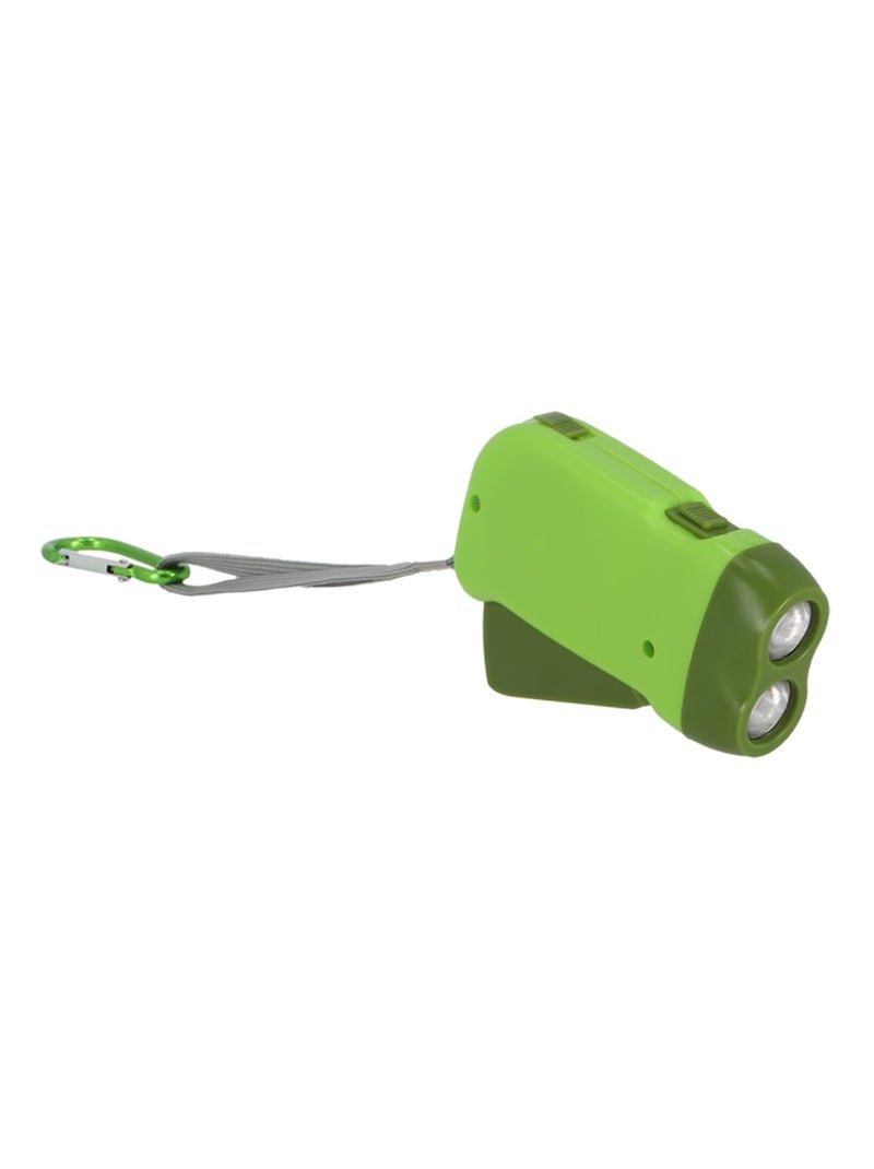 Lampe de poche dynamo Vert - Kiabi