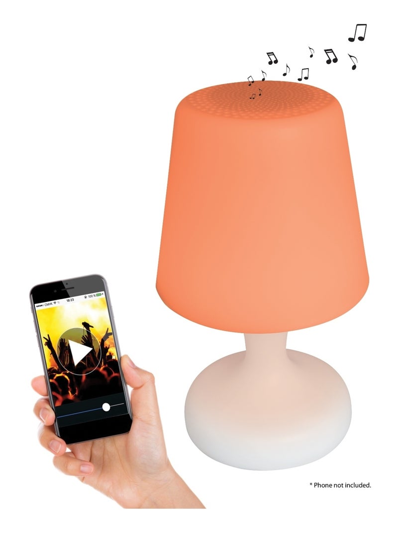 Lampe de table Bluetooth multicouleurs Waterproof Blanc - Kiabi