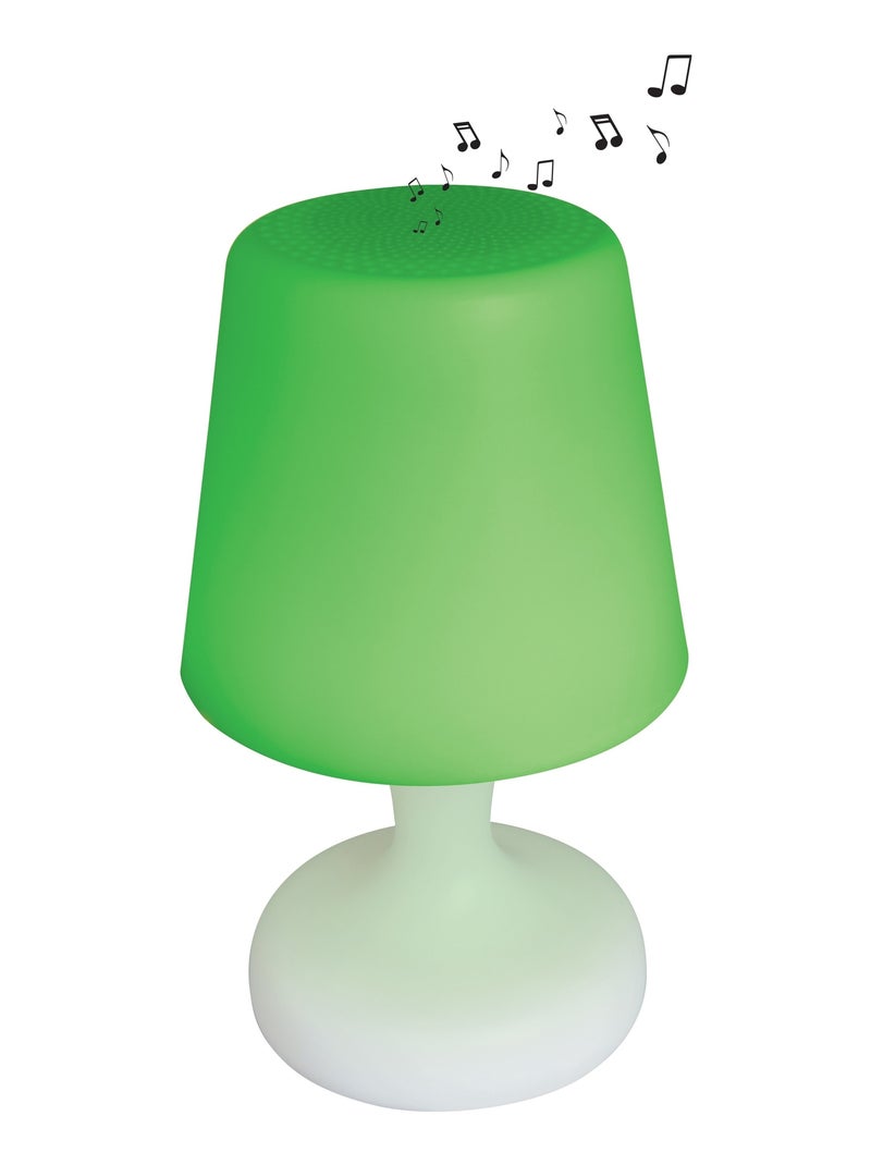 Lampe de table Bluetooth multicouleurs Waterproof Blanc - Kiabi