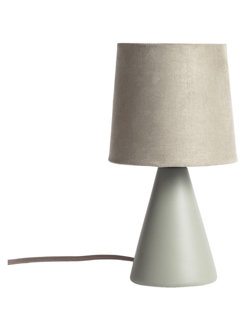 Lampe de table intérieur céramique Ø13cm Alban Vert olive - Kiabi