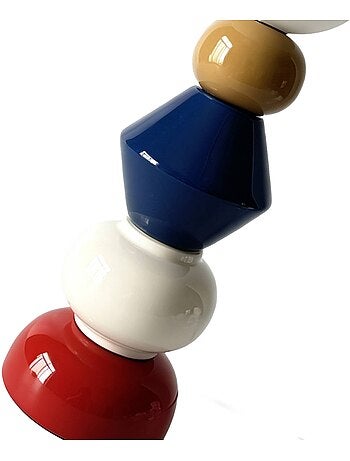 Lampe de table intérieur céramique et verre ø13cm omi