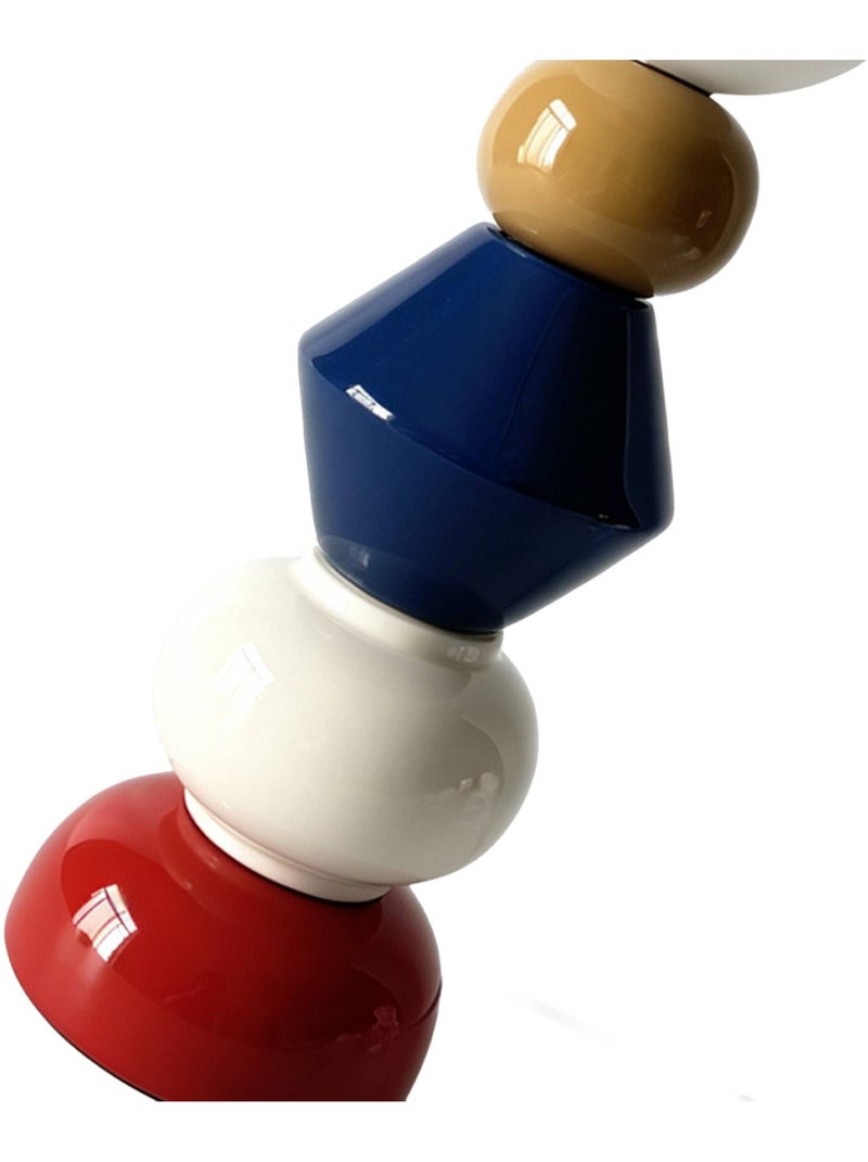 Lampe de table intérieur céramique et verre ø13cm omi Terracotta - Kiabi