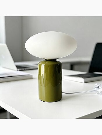 Lampe de table intérieur céramique et verre ø25,5cm lyra