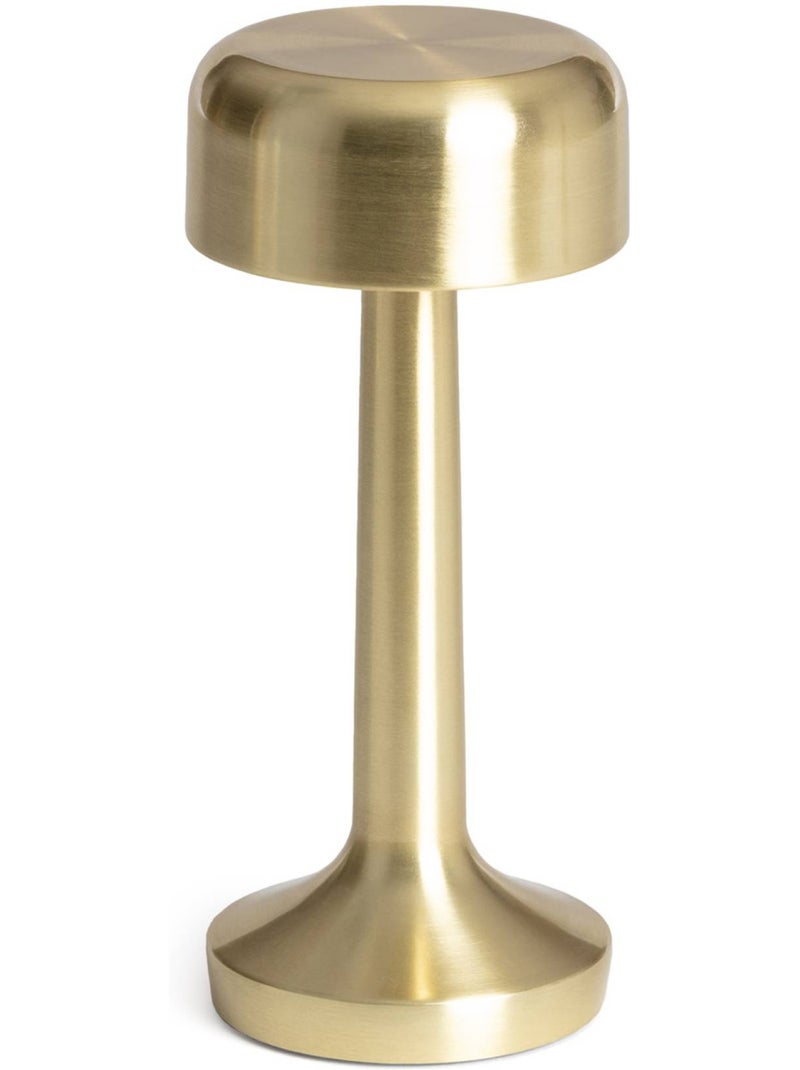 Lampe de table intérieur led métal doré ø9cm david Or - Kiabi