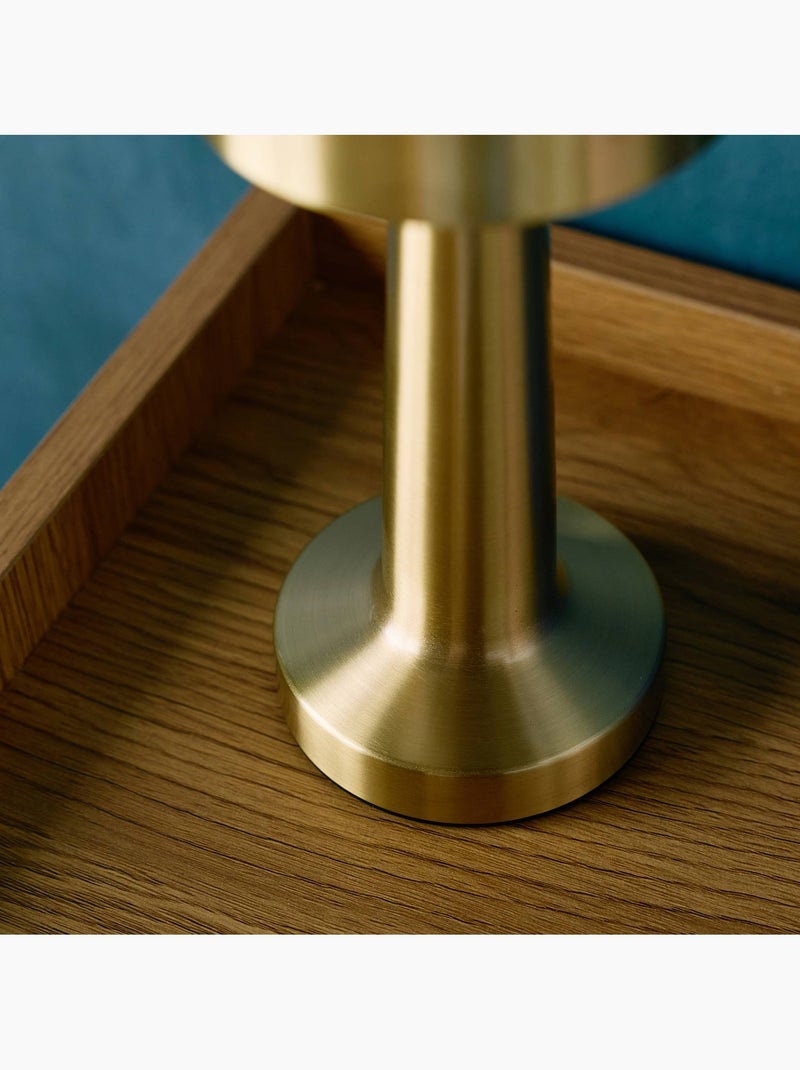 Lampe de table intérieur led métal doré ø9cm david Or - Kiabi