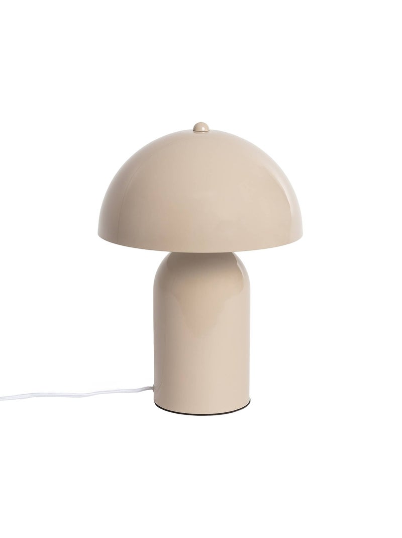 Lampe de table intérieur métal Ø 25cm Marco Beige - Kiabi