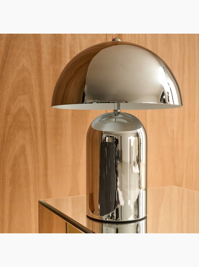 Lampe de table intérieur métal Ø 25cm Marco Gris - Kiabi