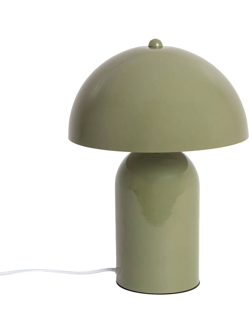 Lampe de table intérieur métal Ø 25cm Marco Kaki - Kiabi