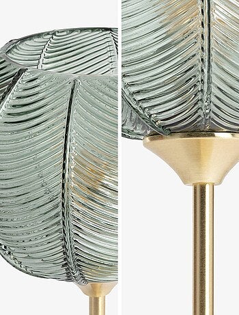 Lampe de table intérieur métal et verre Ø20cm Basile