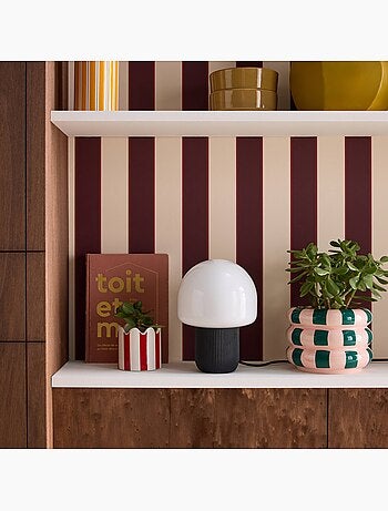 Lampe de table intérieur résine et pvc ø18cm sano