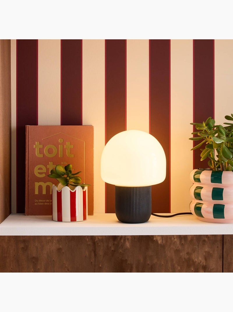 Lampe de table intérieur résine et pvc ø18cm sano N/A - Kiabi