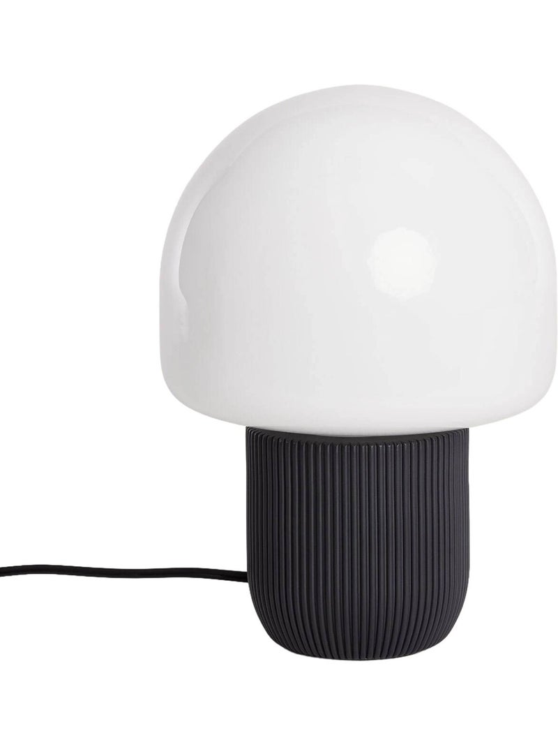 Lampe de table intérieur résine et PVC Ø18cm Sano Noir - Kiabi