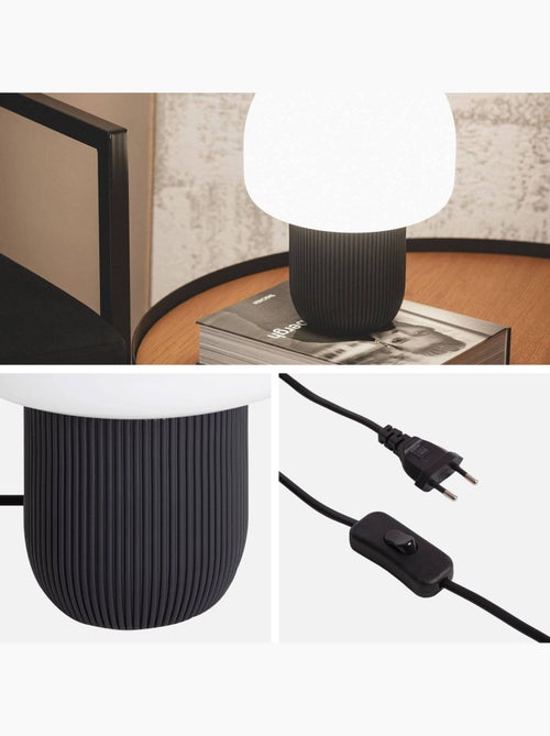 Lampe de table intérieur résine et PVC Ø18cm Sano - Kiabi