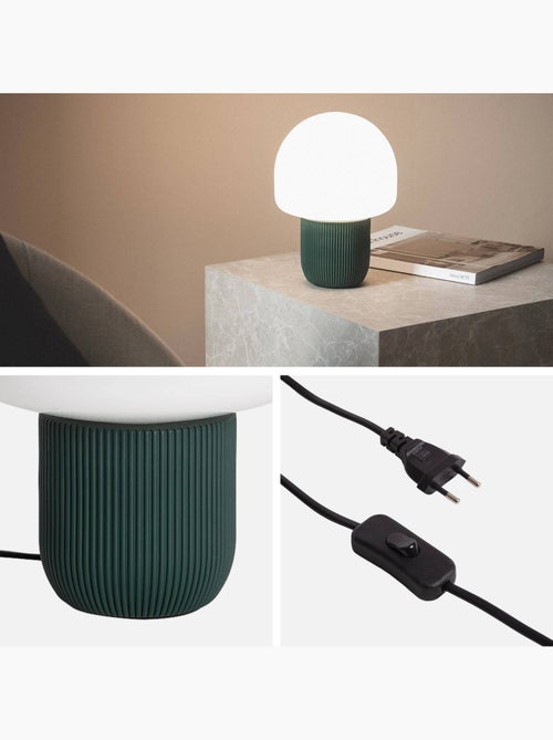 Lampe de table intérieur résine et PVC Ø18cm Sano - Kiabi