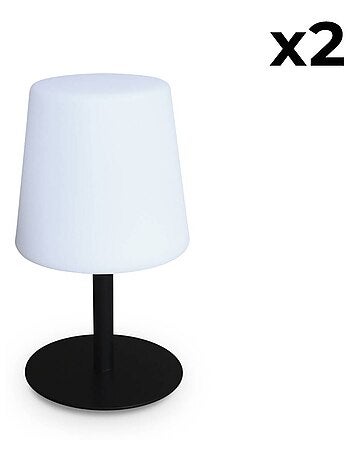 Lampe de table intérieur/extérieur LED 16cm (lot de 2)