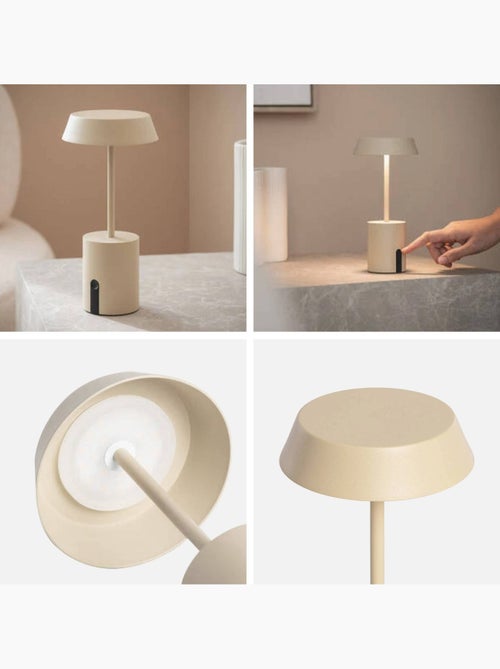 Lampe de table intérieur/extérieur LED métal Ø10,8cm Nala - Kiabi