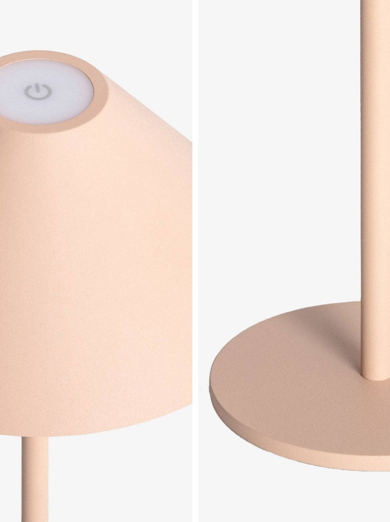 Lampe de table intérieur/extérieur LED sans fil H 32cm Adam Beige - Kiabi