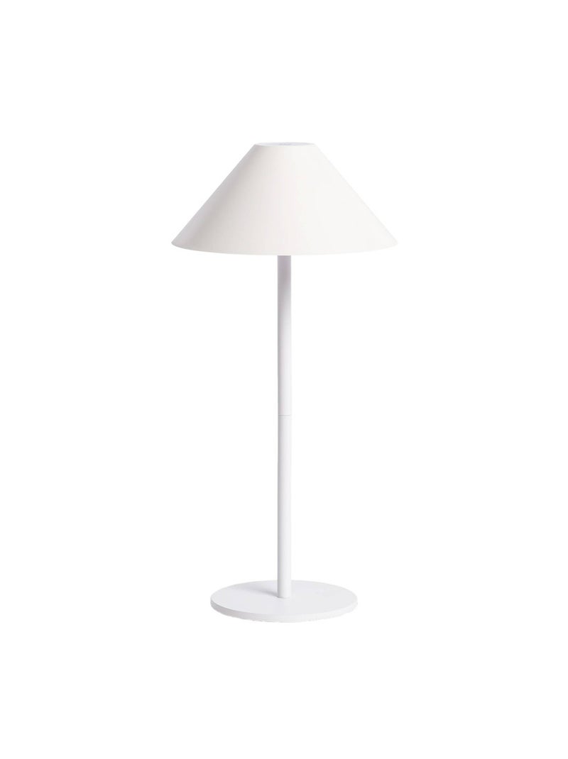 Lampe de table intérieur/extérieur LED sans fil H 32cm Adam Blanc - Kiabi