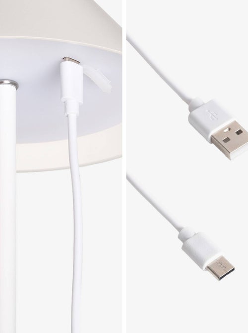 Lampe de table intérieur/extérieur LED sans fil H 32cm Adam - Kiabi