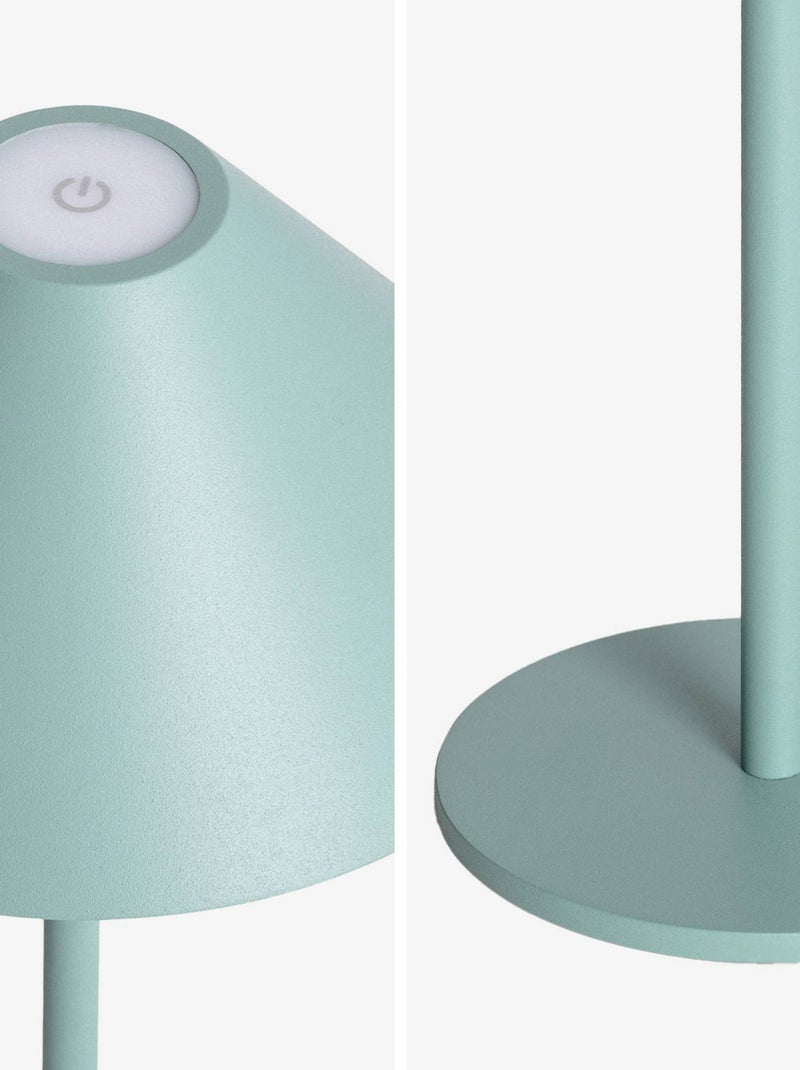 Lampe de table intérieur/extérieur LED sans fil H 32cm Adam Vert - Kiabi